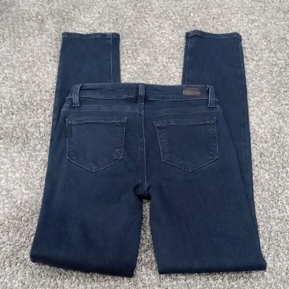 Paige Transcend skyline skinny Azaria blue wash 5 pocket midris jean size 24 NWT - Picture 5 of 5